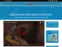 Tablet Screenshot of fryeelectricinc.com